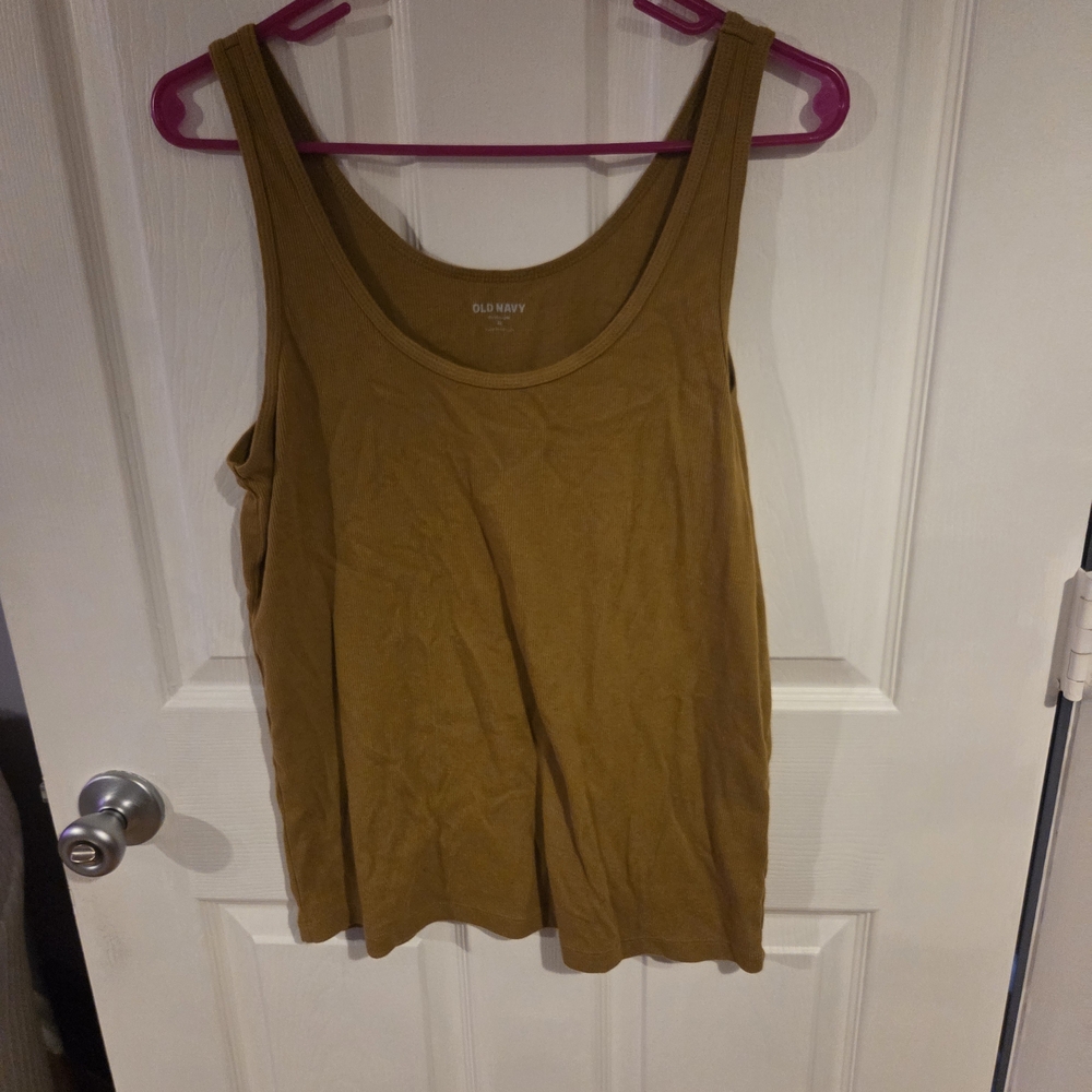 Old Navy Women's Yellow Tank Top